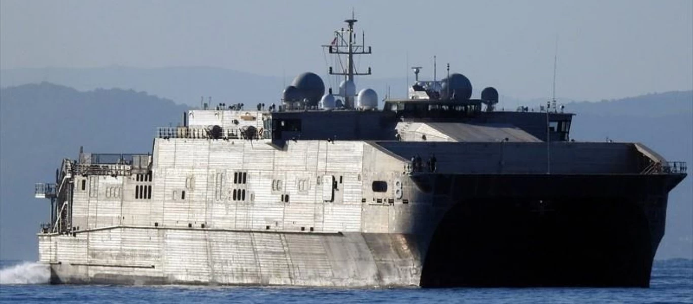 Αναχώρησε από το λιμάνι της Αλεξανδρούπολης το αμερικανικό πολεμικό πλοίο «USNS YUMA» (βίντεο)